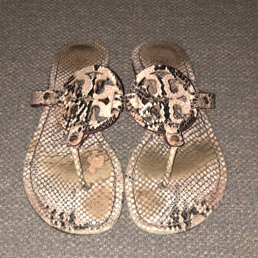 Snake Skin Tory Burch Miller Sandal